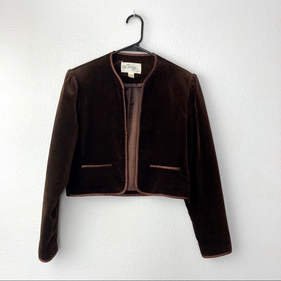 Vintage Velvet Jacket - Picture 3 of 5